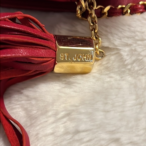 St.John mini red purse - Picture 2 of 12